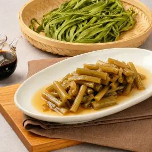 진솔미그린 줄기상추 궁채 장아찌 400g/1kg