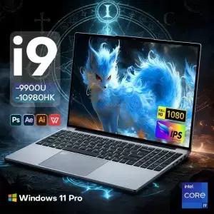56인치 게이밍 노트북 컴퓨터 인텔 코어 i9 0980HK/9900U 윈도우 PC 게이머용 6GB 램 지문인식 해제
