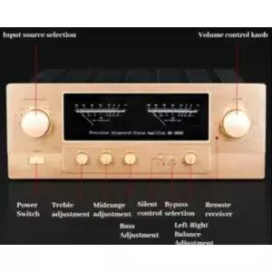 MUSMYS-Reference Accuphase MA-2000 고출력 인티앰프 Hi-Fi 고음질 홈 오디오 톤 리모컨 지원