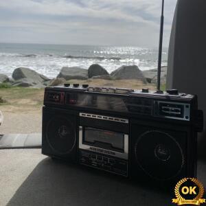 레트로 카세트 플레이어 라디오 수신기 휴대용 블루투스 스피커 SD 카드 FM Caixa Som