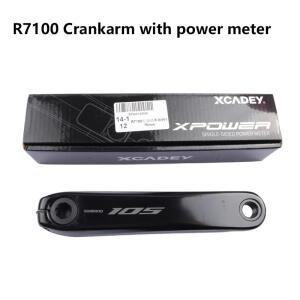 Shimano 호환 105 Di2 크랭크암 왼쪽 파워 미터 XCADEY XPOWER GPS ANT Bluetooth