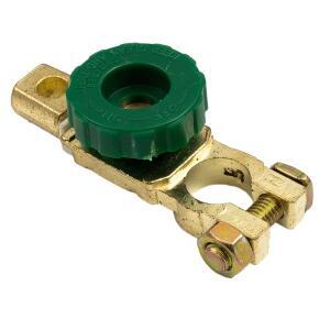 1PCS 헤비 듀티 배터리 분리 절연체 차단 스위치 12V 24V 녹색 17MM 표준 네거티브 터미널 자동차 부품에