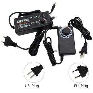조정 가능한 AC-DC 전원 공급 장치 3V 5V 6V 9V 12V 18V 24V 1A 2A 5A 어댑터 범용 220V ~ 볼트