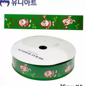 [하프클럽/]테이프 포장용 패턴 핸드메이드 산타 장식용 공예용 리본