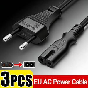 1m/15m/18m EU 2핀-IEC C7 8자형 플러그 전원 연장 케이블노트북/PC 컴퓨터용 범용 코드