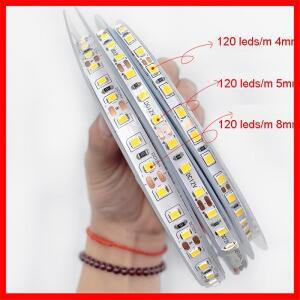 5m 밝은 12v 24v LED 스트립 480 leds/m 360 240 2700k 4500k 선형 벽  조명 엔지니어 프로젝트