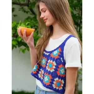 PLASTIC ISLAND CAPSULE LINE 크로쉐 크롭탑 PS2KV582 420549