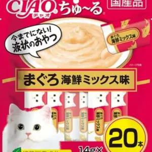 (이나바) SC-127 챠오츄르 참치 해물믹스 20P애묘간식 반려묘간식 고양이츄르