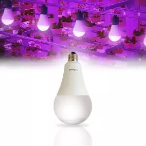 LED QH09QN06 식물 생장용 전구 온실 화초 작물 성장 전등(10W)