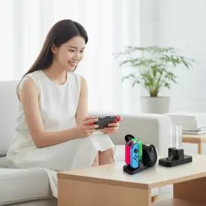 프로컨트롤러 충전 거치대 스위치 라이트 본체 조이콘