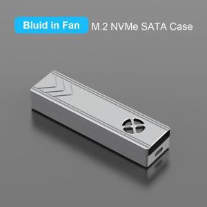 듀얼 프로토콜 M.2 SSD NVMe SATA 케이스 지원 NGFF Sata 하드 드라이브PCIE 키/B+M 키 USB C 10Gbps 박스