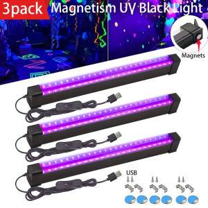 B 테이프 스위치 블랙 라이트 튜브 9W UV LED 램프 395 nm 바 조명 효과 파티 무대
