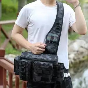 로드거치낚시가방 워킹 루어 가방 바다 민물 낚시 웨이스트백