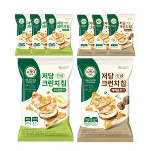 뉴케어 당플랜 저당 안심 크런치칩 혼합 SET (어니언4/페퍼4) 40g, 8입, 1개