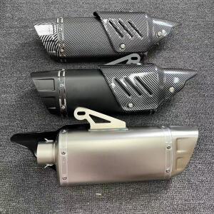 범용 51mm 머플러 스테인리스 오토바이 배기구 AKR 닌자 Z400 250 ZX6R KTM RC 야마하 호환 R3용
