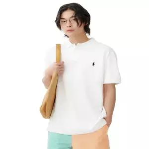 폴로 랄프 로렌 MNPOKNI1N820078-100 커스텀 슬림핏 메시 셔츠 - 화이트 1848789
