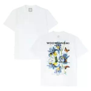 우영미 MUST IT_ 플라워 백로고 남성 반팔티셔츠 W261TS06701W 124492741