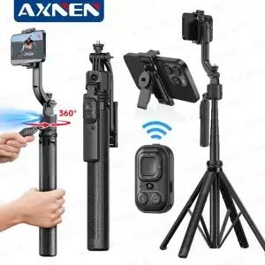 C17 셀카봉 삼각대 휴대폰 AI 360 회전 얼굴 추적 짐벌 스탠드 스마트폰 카메라 모노포드 거치대 1630mm