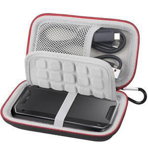 샌디스크 프로페셔널 PRO-G40 SSD용 LACDO 하드 드라이브 휴대용 케이스 1TB 2TB 4TB USB-C 외장 솔리드 스테이트 EVA 충격 방지 발수 저장 여행 가방 블랙+그레이