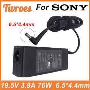 노트북 어댑터 19.5V 3.9A 76W 6.5*4.4mm 충전기 AC 소니 VGP-AC19V37 VGN-NW265F PCG-394L/B 전원