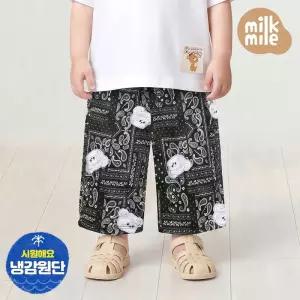 밀크마일 정상가 27,900원 썬셋베어페이즐스판냉감팬츠 984223