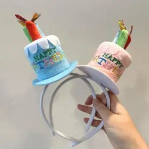 [룽스_66]머리띠 사진관 사진소품 촬영 생일모자 2컬러