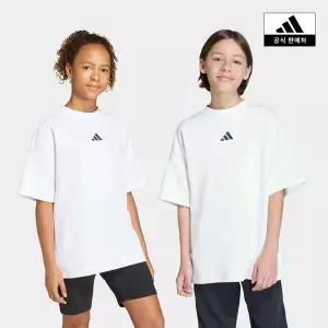 [아디다스키즈](타임스퀘어점패션관)[adidas kids](A130~A160) 퓨처 아이콘 오버사이즈 티셔츠 (KB6855)