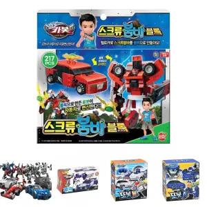 헬로우카봇 스크류붐바 블록 로봇 217pcs/어린이날/선물용/합체/어린이/유아/남자/아이/선물/변신/헬로카봇
