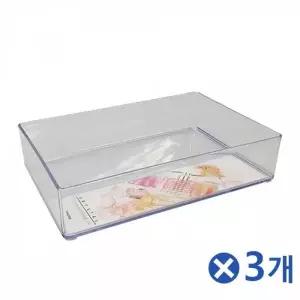 [하프클럽/]투명 화장품 메이크업 보관함 박스 화장대 다용도 주방 케이스 1