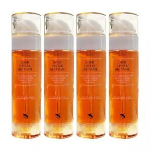 맥스클리닉 골드 캐비어 클렌저 클렌징 오일 거품 세안 폼 + 1g 110ml, 4개