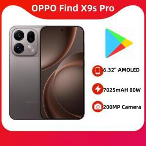 OPPO Find X9s Pro 오리지널 휴대폰 6.32인치 AMOLED 스크린 7025mAh 배터리 200MP 메인 카메라 NFC 구글