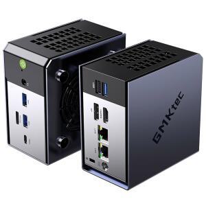 GMKtec K16 게이밍 미니 PC AMD Ryzen 7 7735HS (8C / 16T 4.75GHz) 32GB LPDDR5 RAM +512GB 하드 드라이브 SSD, 듀얼 NIC LAN 2.5GbE, Oculink, USB4, HDMI, USB-C