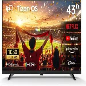 삼성 TV 플러스 돌비 오디오 HDR 0 스마트싱스 미라캐스트 게이밍 허브 음성 제어 평면 TV(AT43P)와