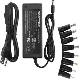 카도 전원 어댑터 2V4A 3A 25A A AC/DC 코드 55x2mm Sceptre 모니터 에코 스마트 스피커 및 디스플레이