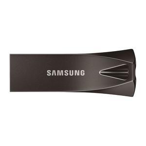 삼성 BAR 플러스 USB 3.2 플래시 드라이브, 512GB 표준 타입-A, 최대 400MB/s 속도 향상, 휴대용 저장 메모리 스틱, 3.0/2.0과 호환되는 내구성 있는 엄지 MUF-512BE4 /AM, 타이탄 그레이