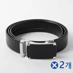 TBZ 폭이 넓은 크로스 자동버클 가죽벨트 120cmx2개 남자친구선물 남성벨트선물