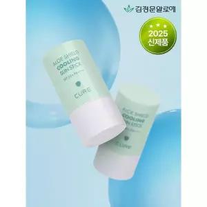 [하프클럽/김정문알로에]큐어 알로에 쉴드 쿨링 온가족용 민트 선스틱 23g (