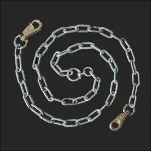 국산 체인 개줄 6mm 양고리 중간도래 진돗개 대형 대형견 리드줄 목줄 (WF167B7)