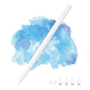 안드로이드 터치스크린용 MoKo 스타일러스 펜, 삼성 갤럭시 탭 A9+ /Vivo / 샤오미 및 기타 태블릿 스마트폰용 충전식 유니버설 액티브 파인 포인트 스타일러스, 화이트