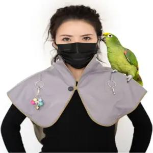 행버드 발찌 장난감 방수 애완동물 어깨 패드 기저귀 숄이 있는 세즈데키 앵무새 긁힘 방지 보호대 소형