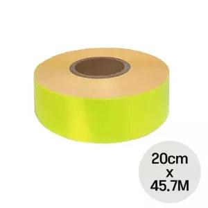 고품질 벌집패턴 고휘도 반사 테이프 형광 20cm x 45.7M 1롤 (WBEAC85)