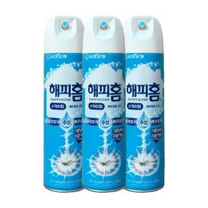 해피홈 에어로솔 수성 스카이향 500ml x 3개