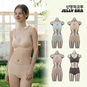 신영와코루 핫썸머 젤리브라 젤리와이어 끈형 4세트