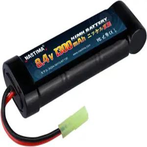 나스티마 8.4V 전기총 배터리 실제 용량 1 300mAh 니켈-금속 수소 도쿄 마루이 호환 차세대 교체용 미니 S