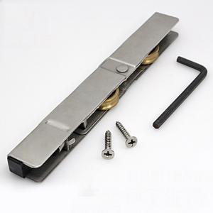 156mm 발코니 슬라이딩 플라스틱 스틸 도어 풀리 알루미늄 합금 스크린 창 황동 휠 무소음 롤러 하드웨어