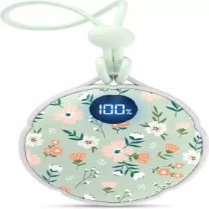 프사라 충전식 손난로 전기 4000mAh로 10시간 동안 걸 수 있으며 3단계 열 스트립 조명 디스플레이 스타킹