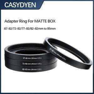 금속 렌즈 캡, 67-82/72-82/77-82/82-82mm (85mm O.D.) 매트 박스 필터 어댑터, 전면 링 스텝 업