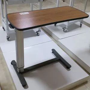 식탁 이동식 노인 나뭇결 침대 알루미늄