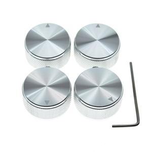 4pcs 30 * 17mm 알루미늄 전위차계 노브 1/4