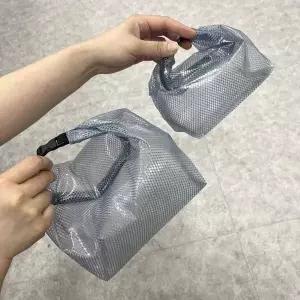 [콩심팥심]투명 그물망 수납 가방 방수 파우치 워터밤 여행 여름 백인백 장